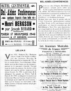 SBA ET SES CONFERENCES